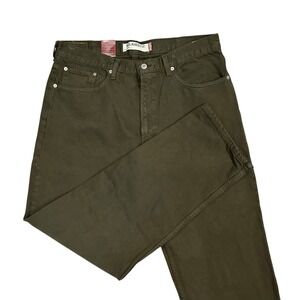 Vintage Levis 550 Relaxed Fit Jeans Mens 38X34 Green Denim New with Tags